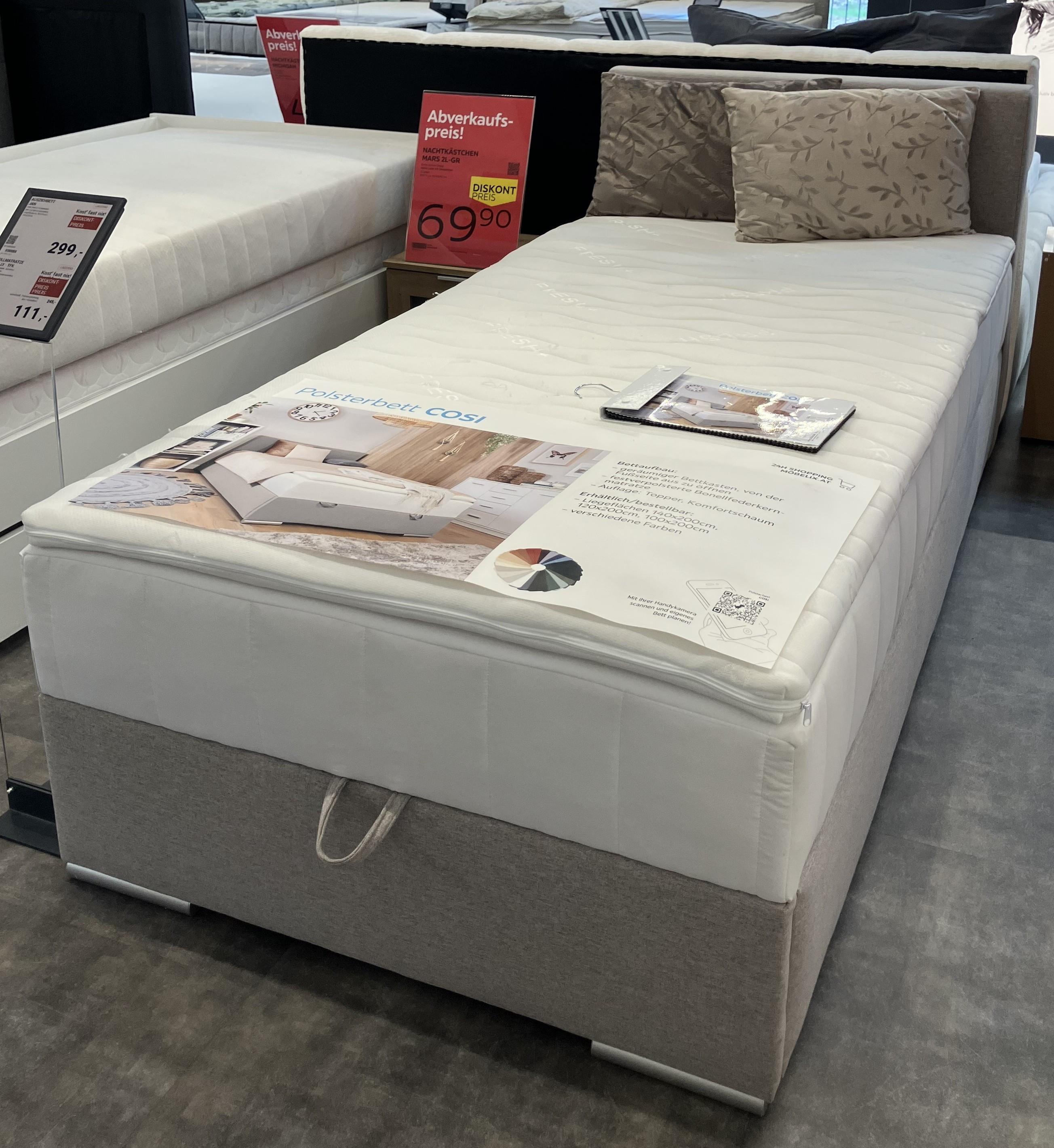 Ausstellungsstück Polsterbett Cosi 100