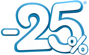 -25%* kedvezmény