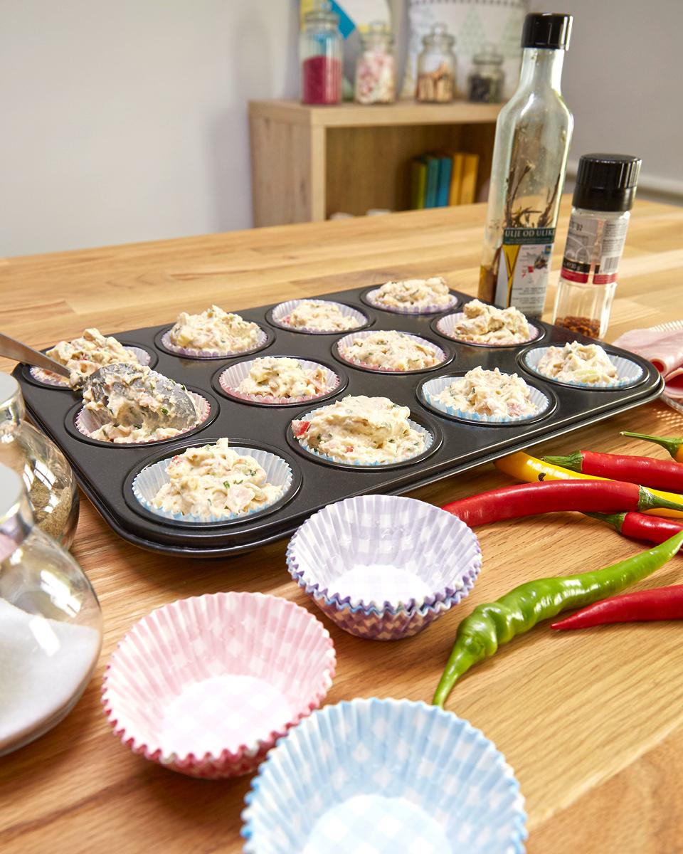 recept na ohnivé košíčky, příprava