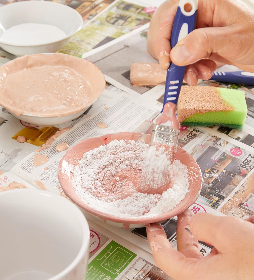 DIY návod, terakotová váza krok 4