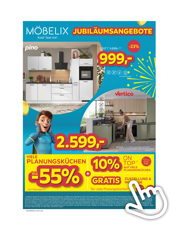 Jubiläumsangebote Prospekt