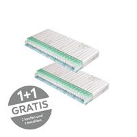 Taschenfederkernmatratze Spa 90x200 Cm H2 H: 21 Cm - Textil (90/200cm)