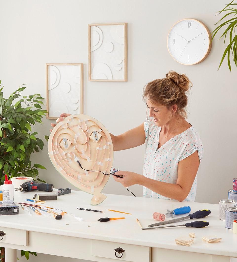 DIY dekorativní osvětlení do dětského pokoje postup 8