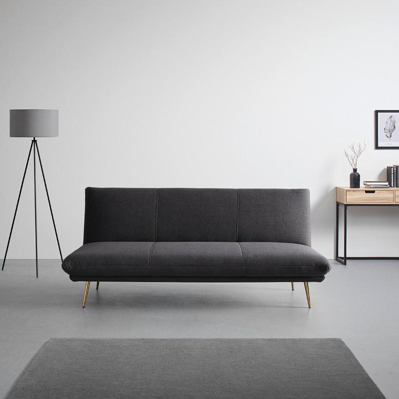 lacná tmavosivá pohovka