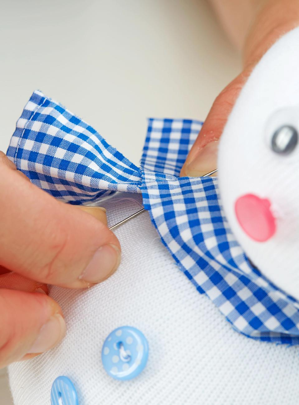 snehuliaci z ponožiek diy