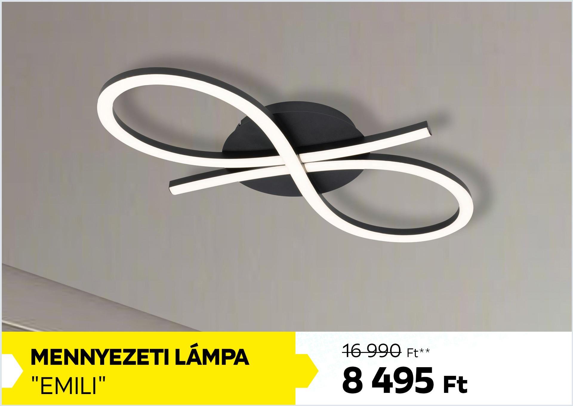 LED mennyezeti lámpa EMILI 16990 Forint helyett 8495 Forint
