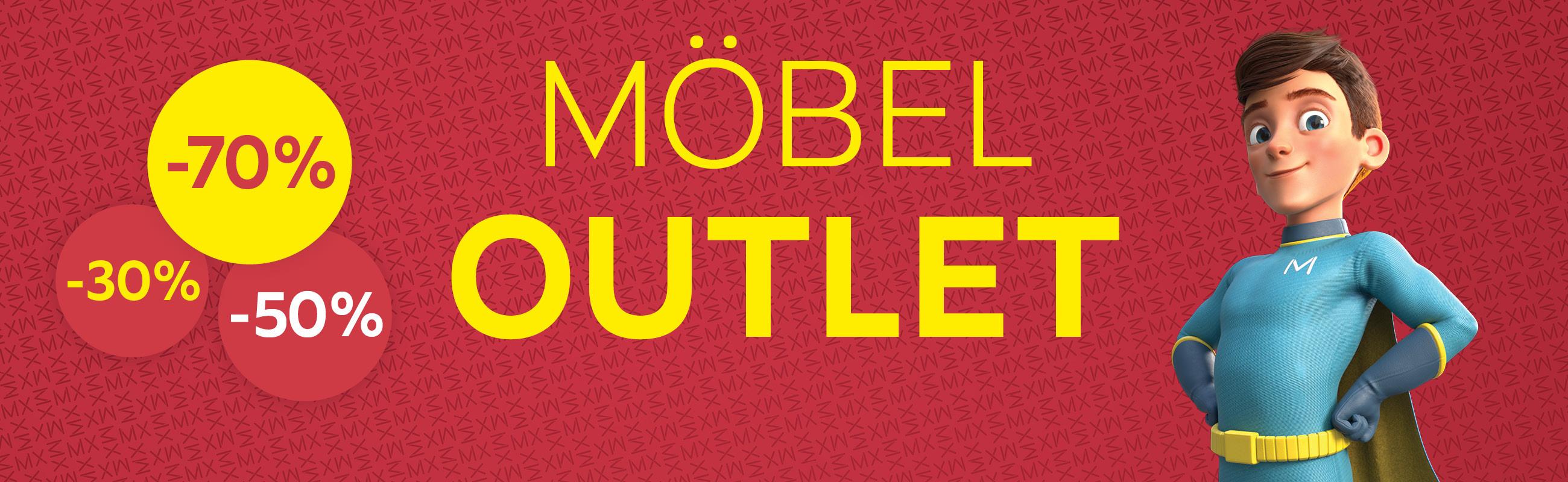 Möbel Outlet, -30%, -50%, -70%