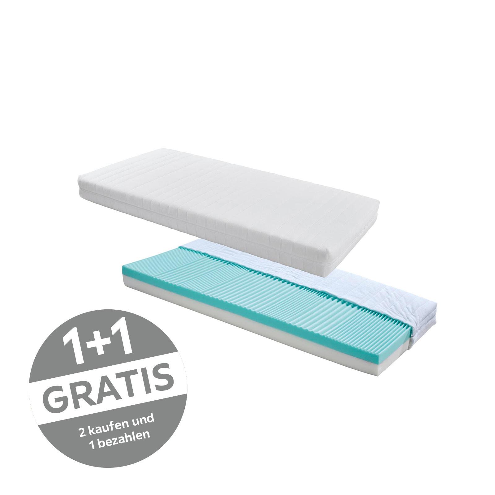 Kaltschaummatratze Lisi 90x200 Cm H2 H: 17 Cm - Weiß, KONVENTIONELL, Textil (90/200cm) - Livetastic