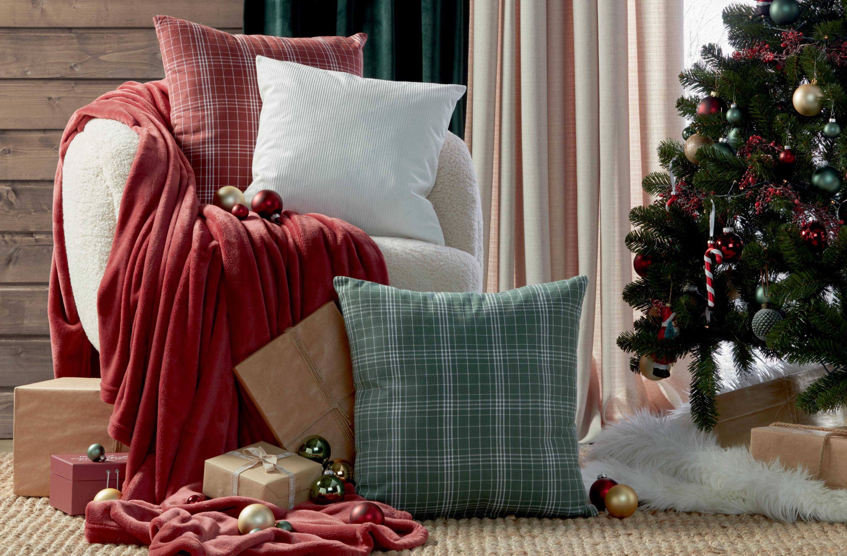 Rustic Christmas, dekora?n� vank�?e a deky