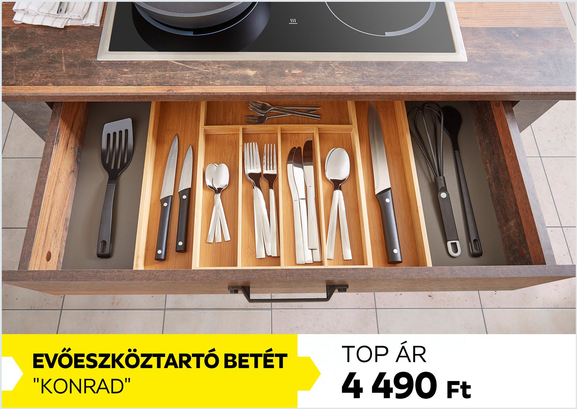 Evőeszköztartó betét KONRAD 4490Forint