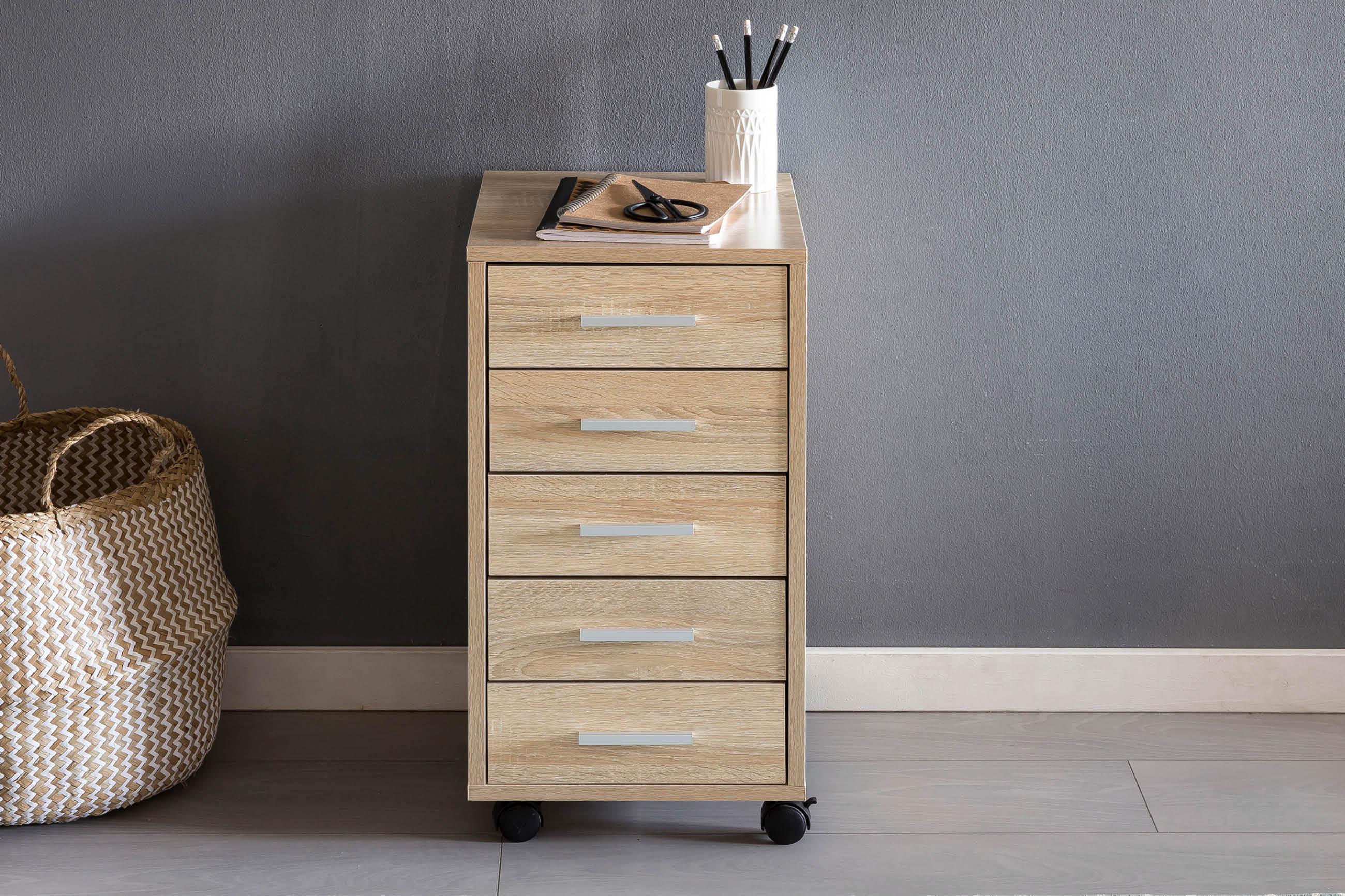 günstige Rollcontainer aus Holz