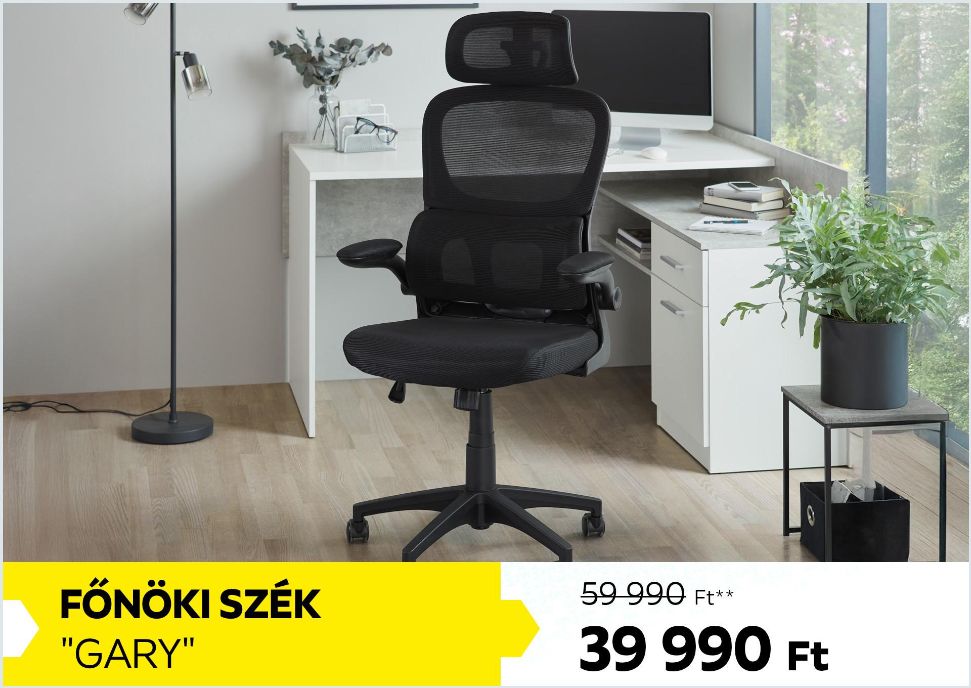 Főnöki szék GARY 59990Forint helyett 39990Forint