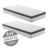 Taschenfederkernmatratze Cashmira 90x200, Extra Fest - Weiß, Textil (90/200cm) - Primatex