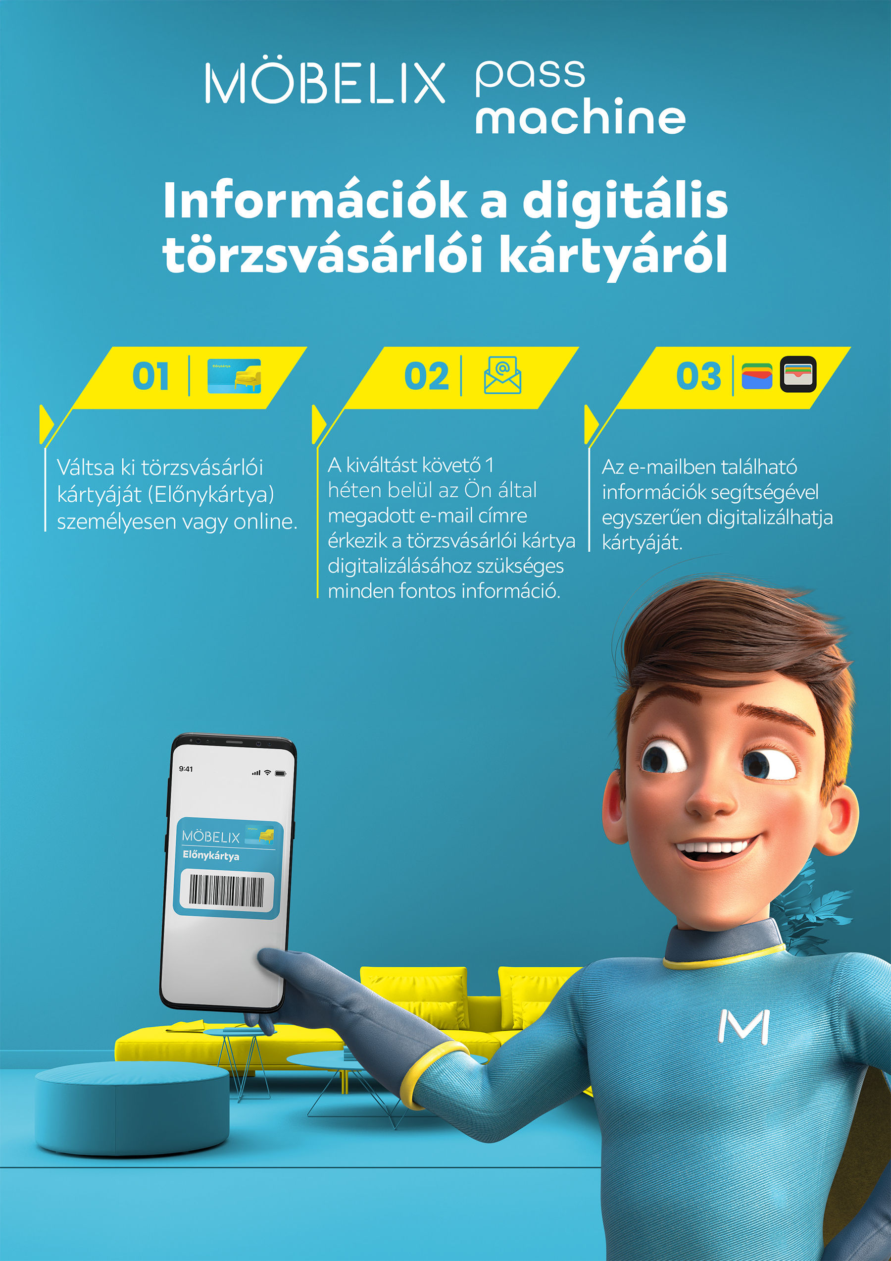 Digitalizája Előnykártyáját!