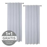 FERTIGVORHANG NICKI - Grün, MODERN, Textil (140/245cm) - Luca Bessoni