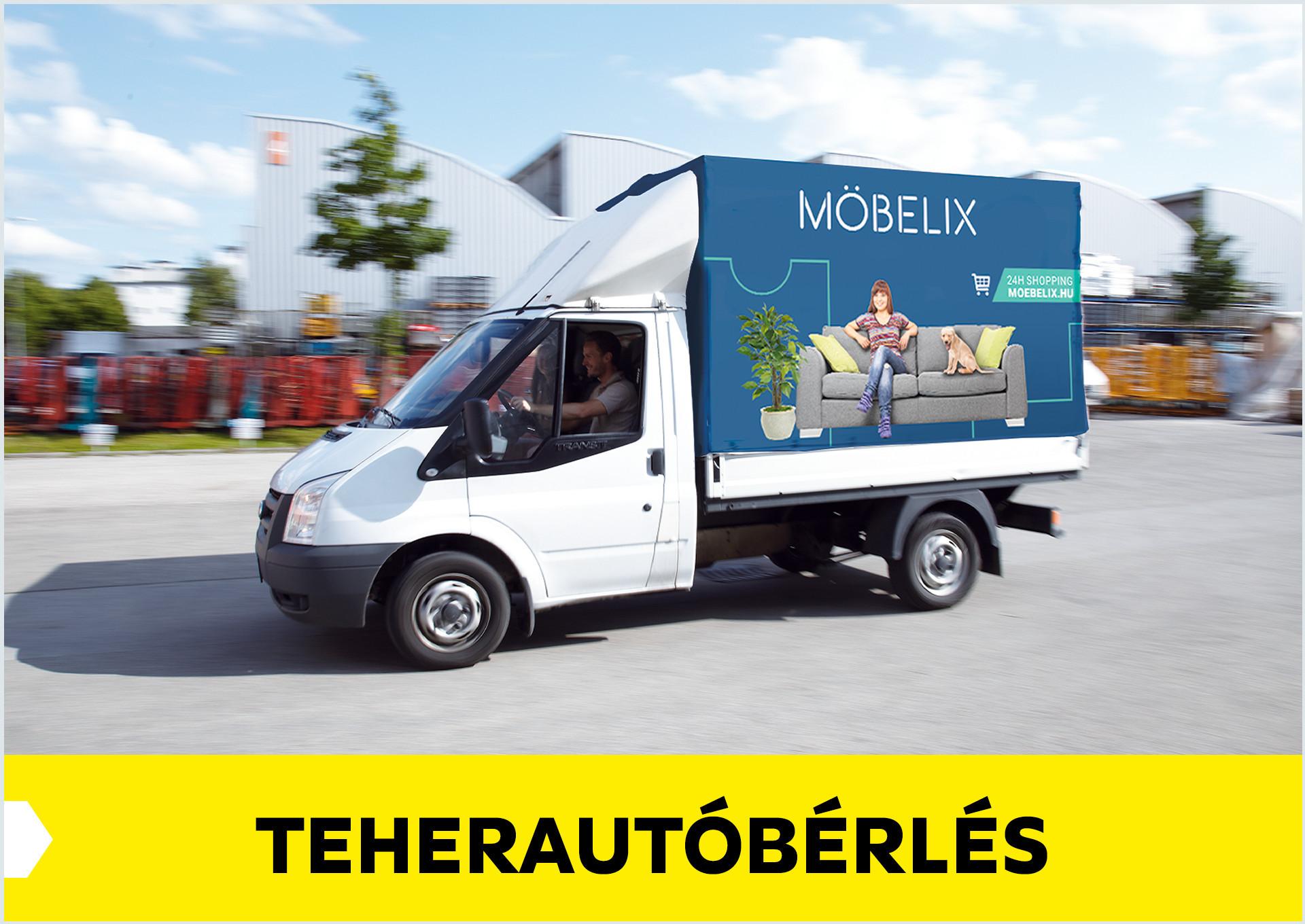 Möbelix teherautóbérlés
