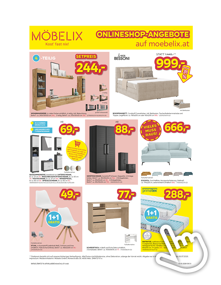 Online Shop Angebote Prospektbeilage