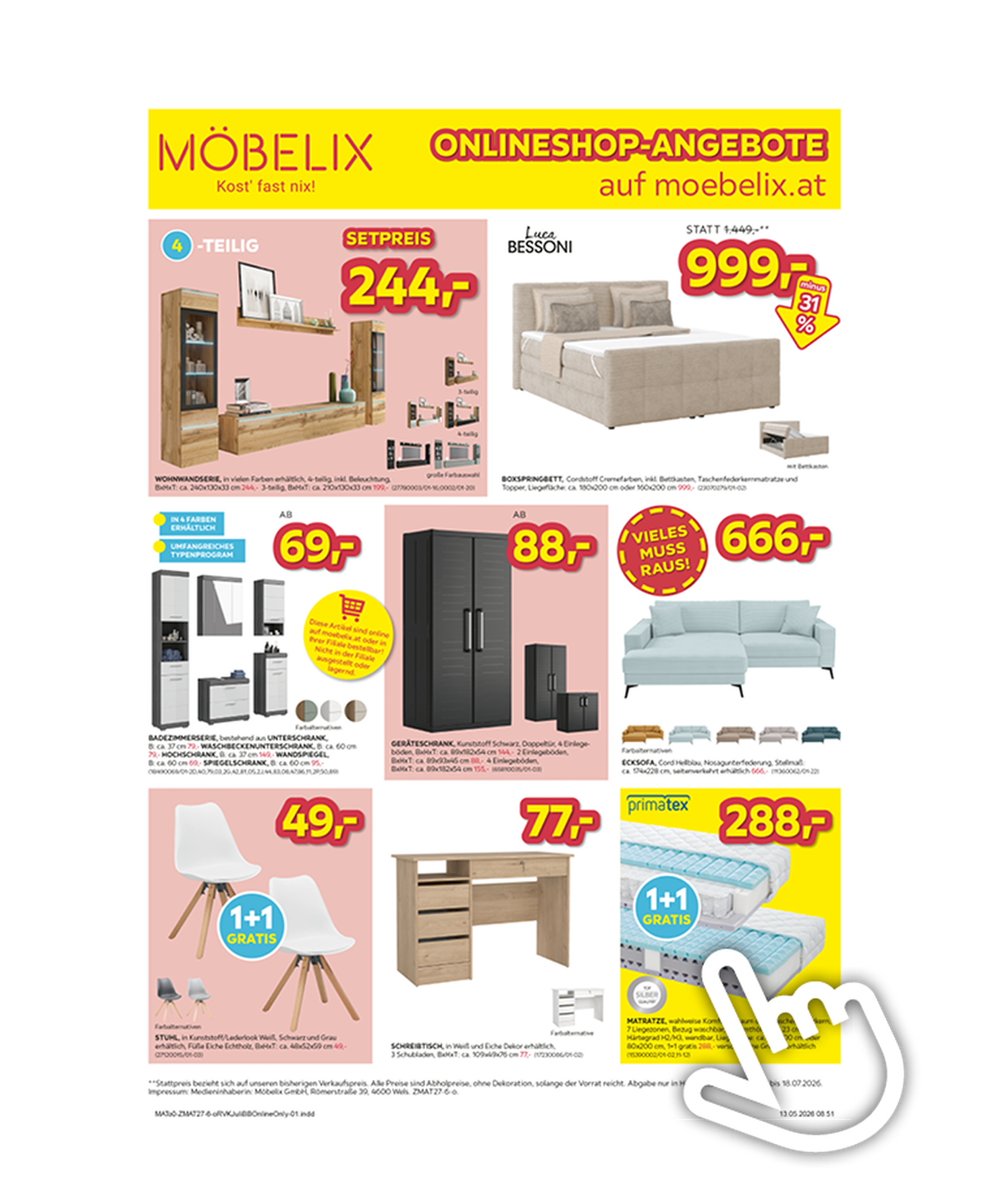 Online Shop Angebote Prospektbeilage