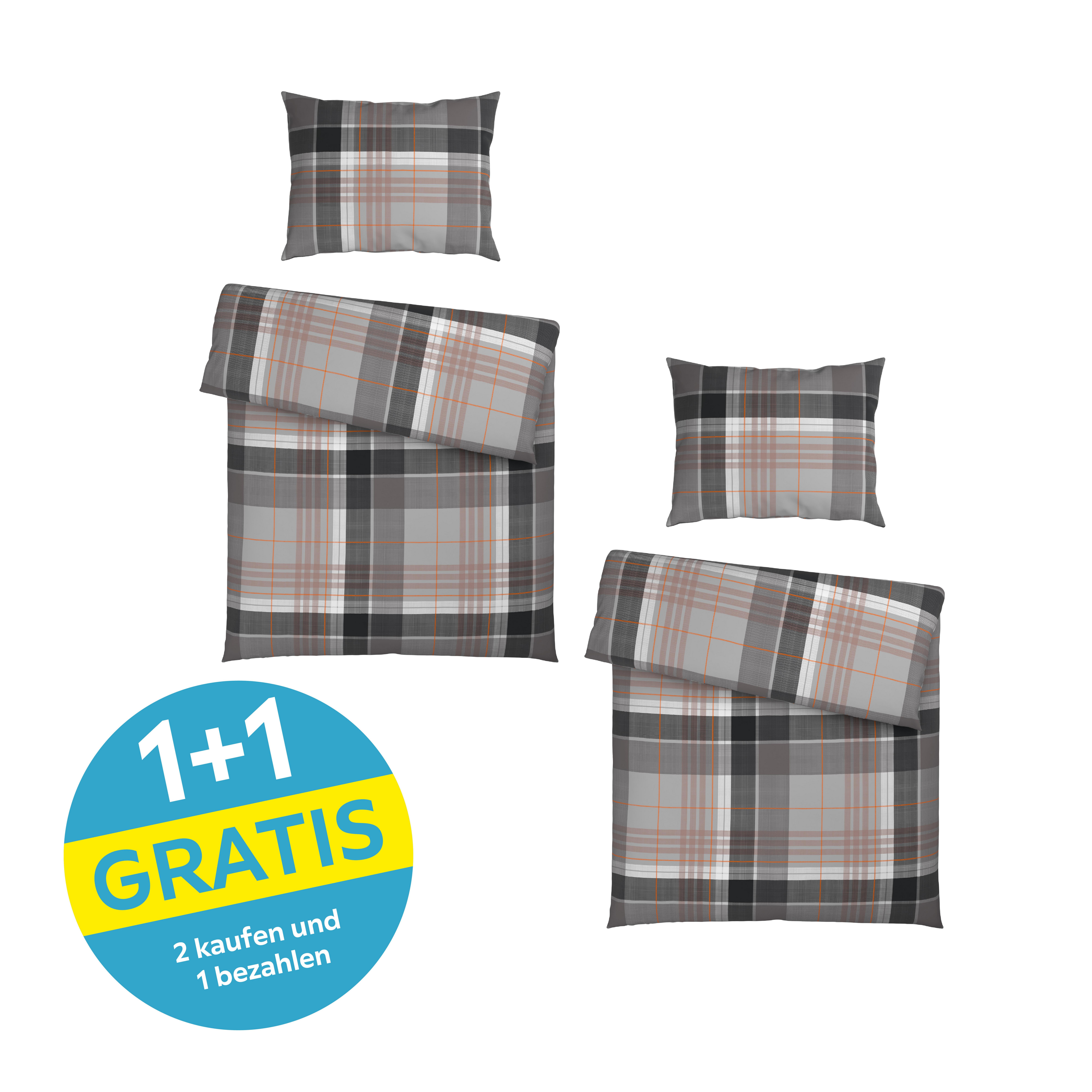 1+1 Gratis, 2 kaufen und 1 bezahlen