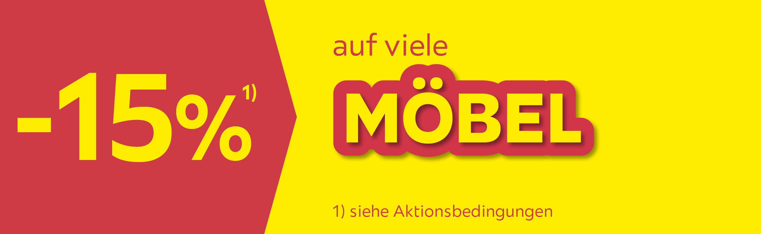 -15% auf viele Moebel