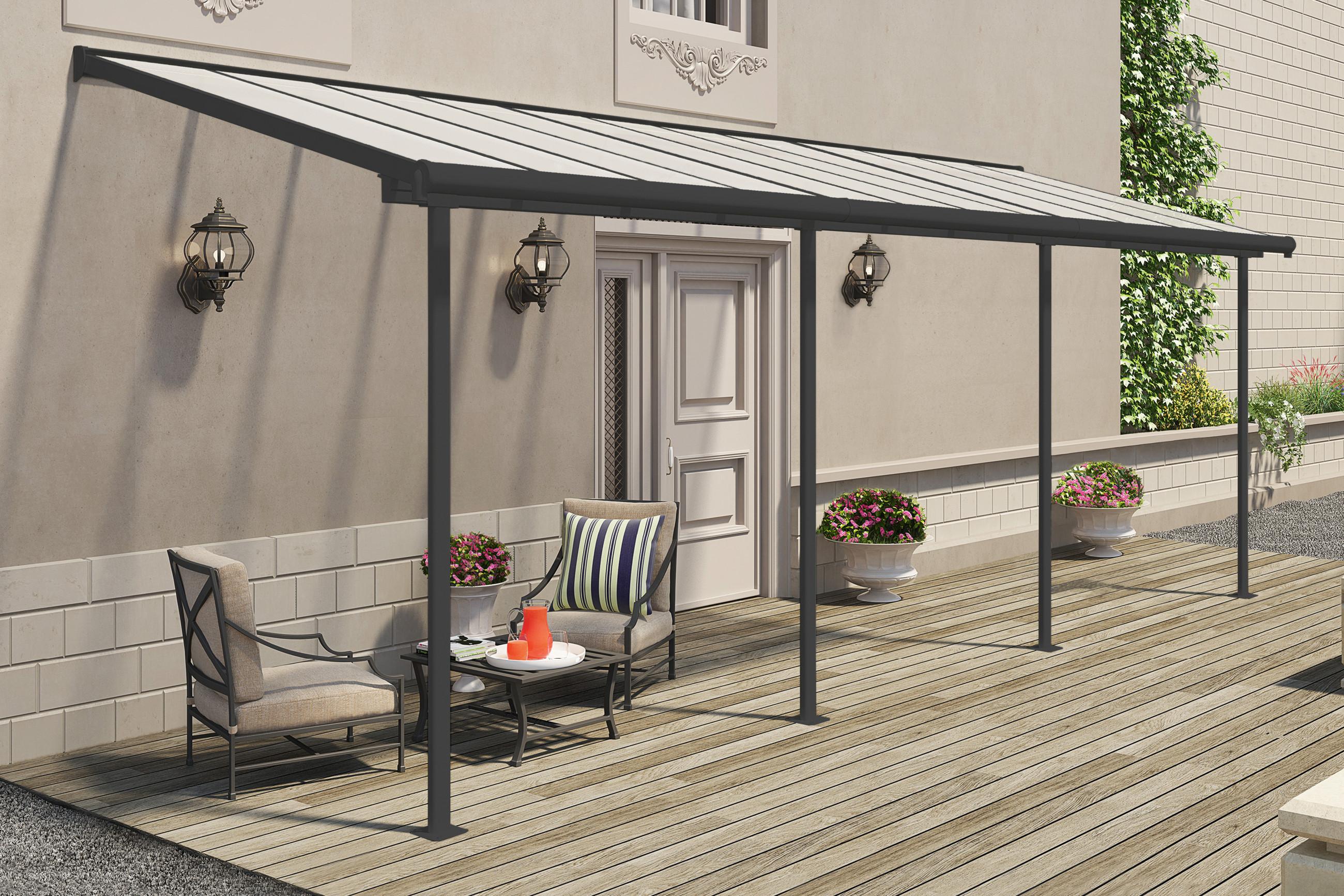 Terrassenüberdachung aus Aluminium