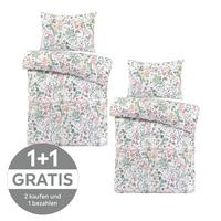 BETTWÄSCHE VIOLA - Pink/Pastellblau, MODERN, Textil (140/200null) - Luca Bessoni