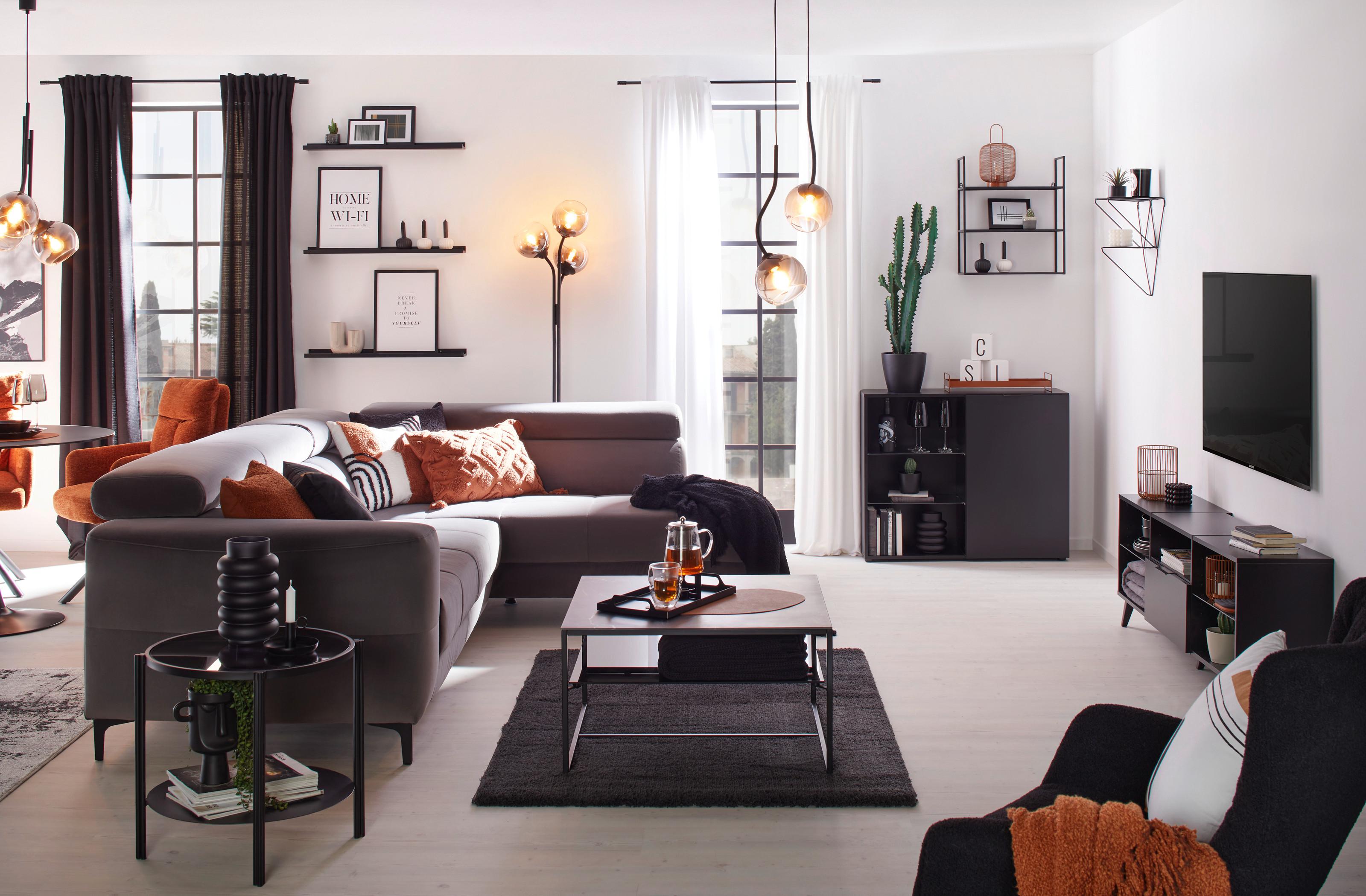 obývačka vo farbách jesennej kolekcie Cross the Line