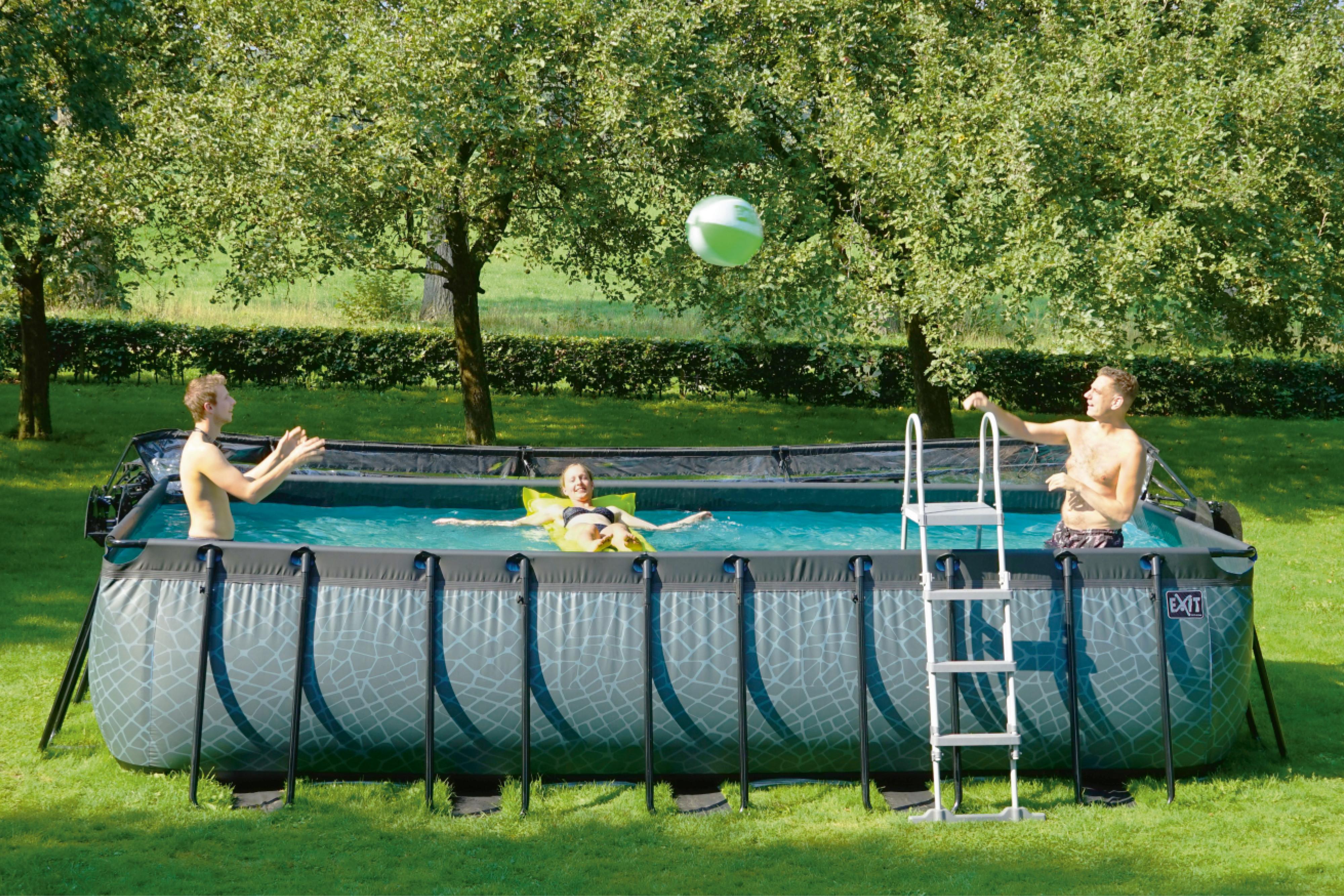 Rechteckiger Pool zum Austellen