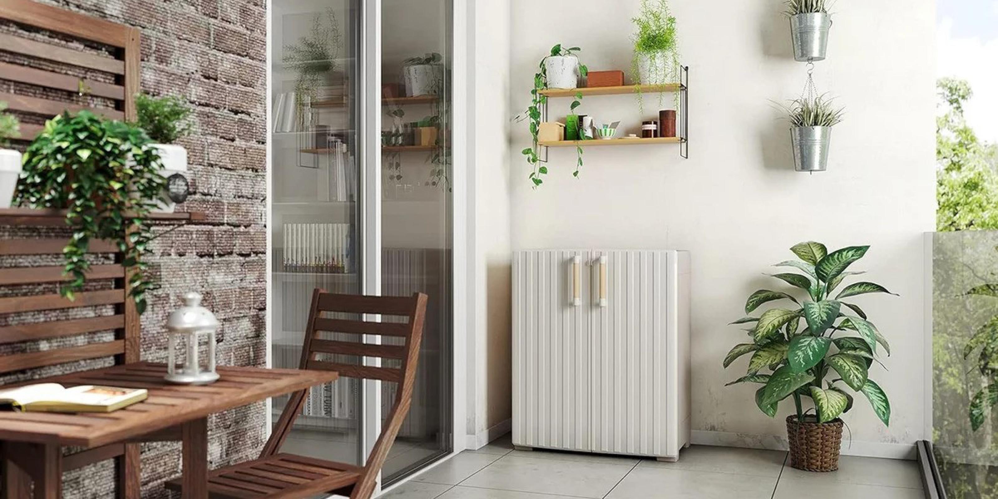 plastová skříňka na zahradní doplňky či nářadí