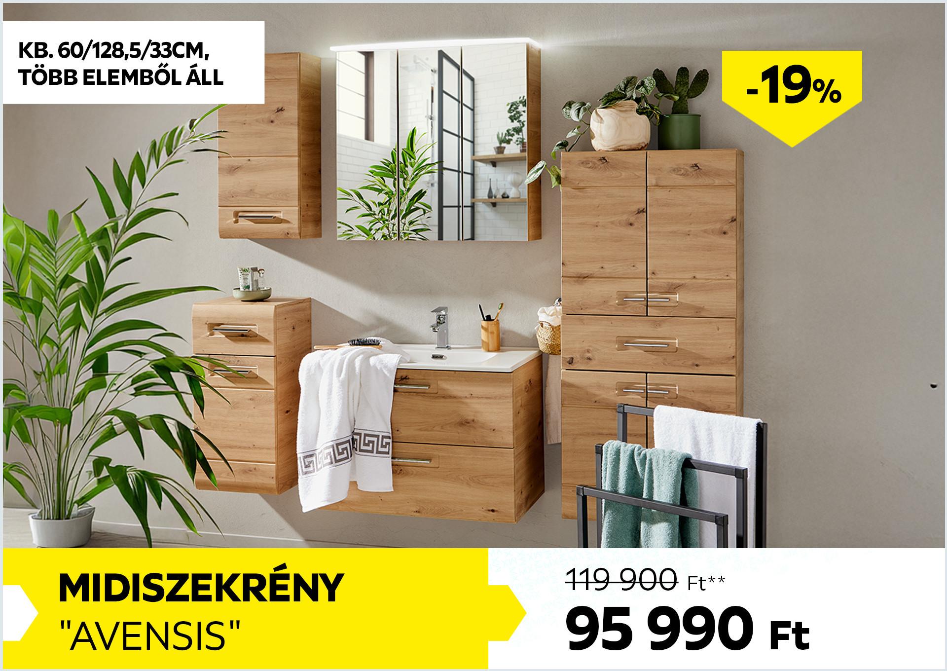 MIDISZEKRÉNY AVENSIS 119900Forint helyett 95990Forint kedvezmény mértéke 19%