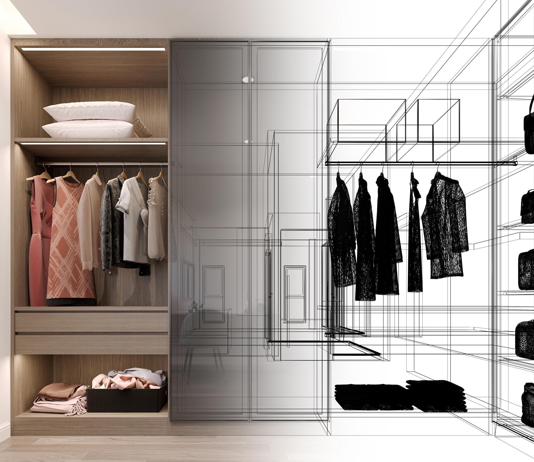 Plánovatelné skříně a šatníky