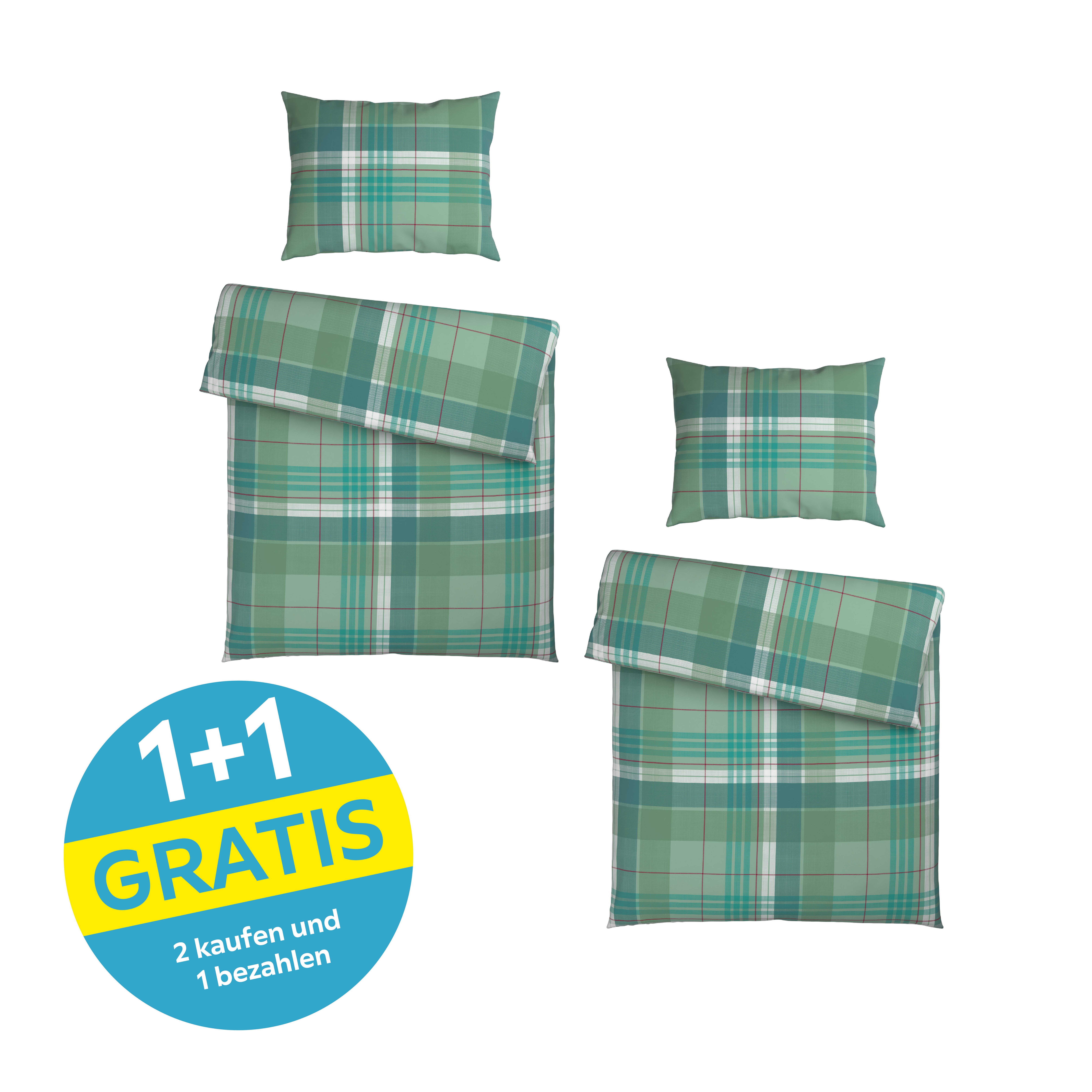 1+1 Gratis, 2 kaufen und 1 bezahlen