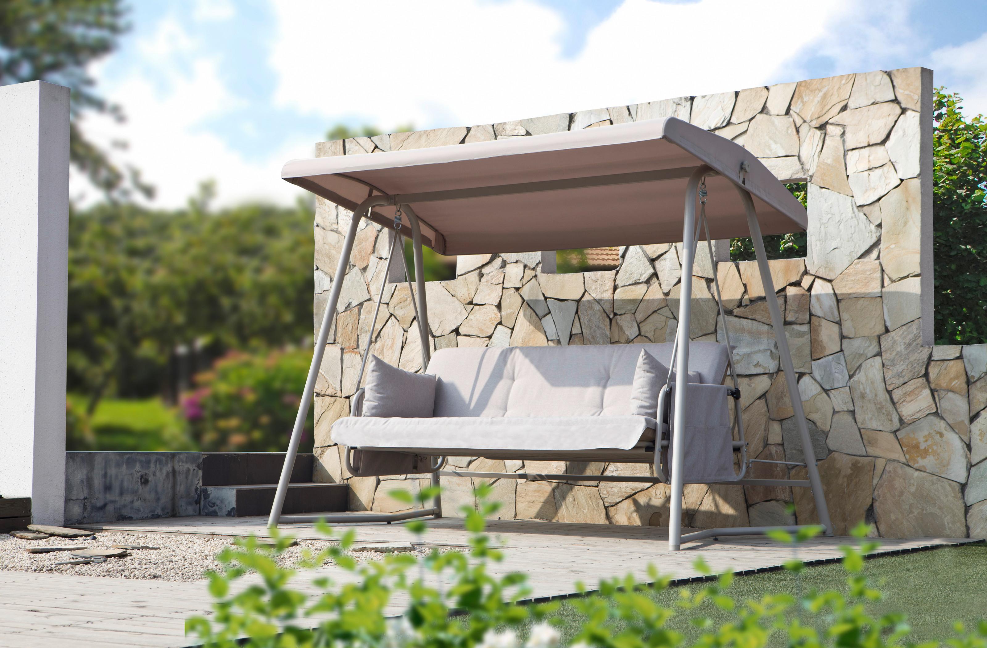 hollywoodska hojdačka Montenegro v pieskovej farbe