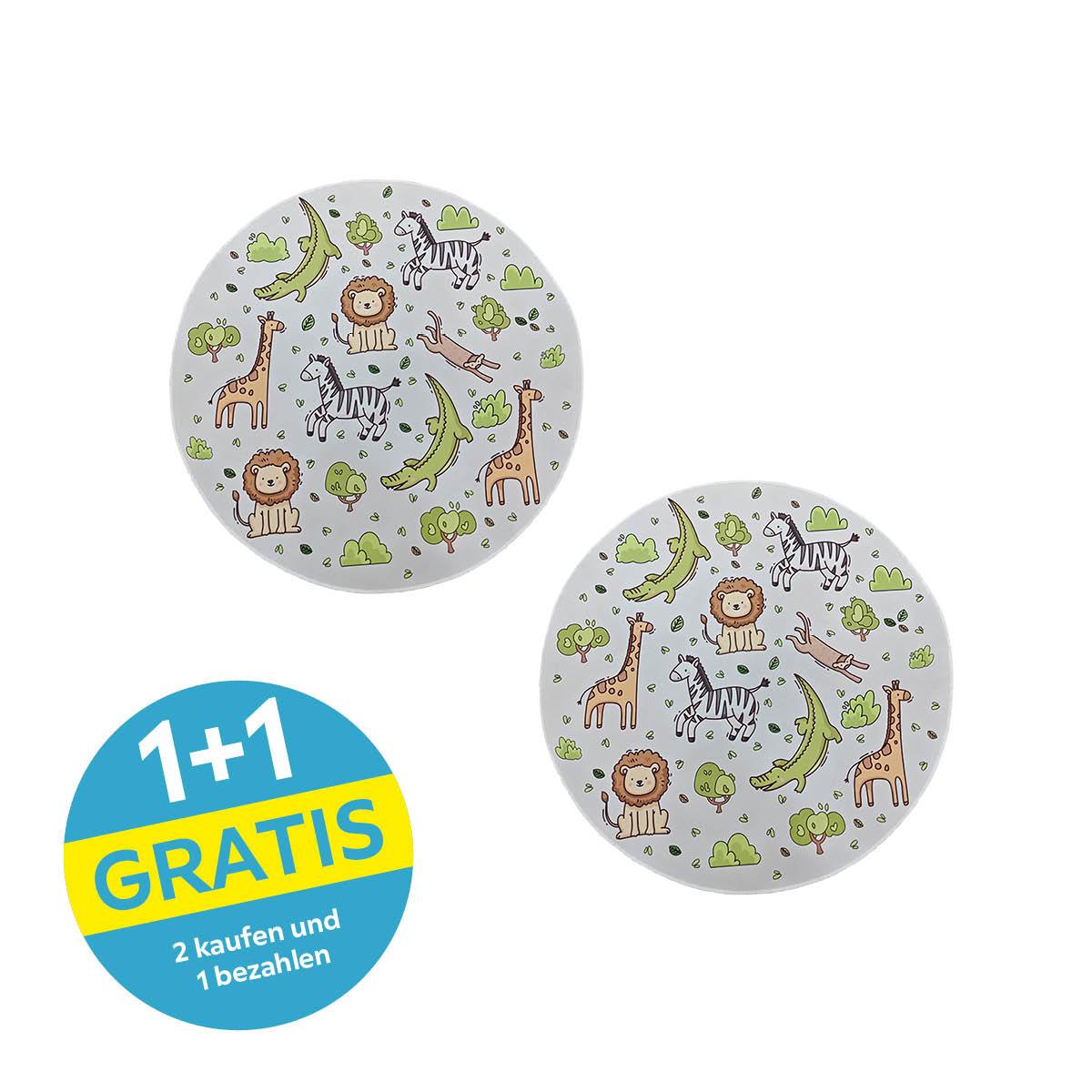 Kinderteppich Nile - Grau, MODERN, Textil (80cm) - BUNINO