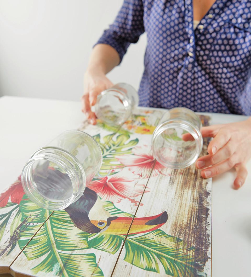 postup pre výrobu bylinkovej záhrady na stenu 1