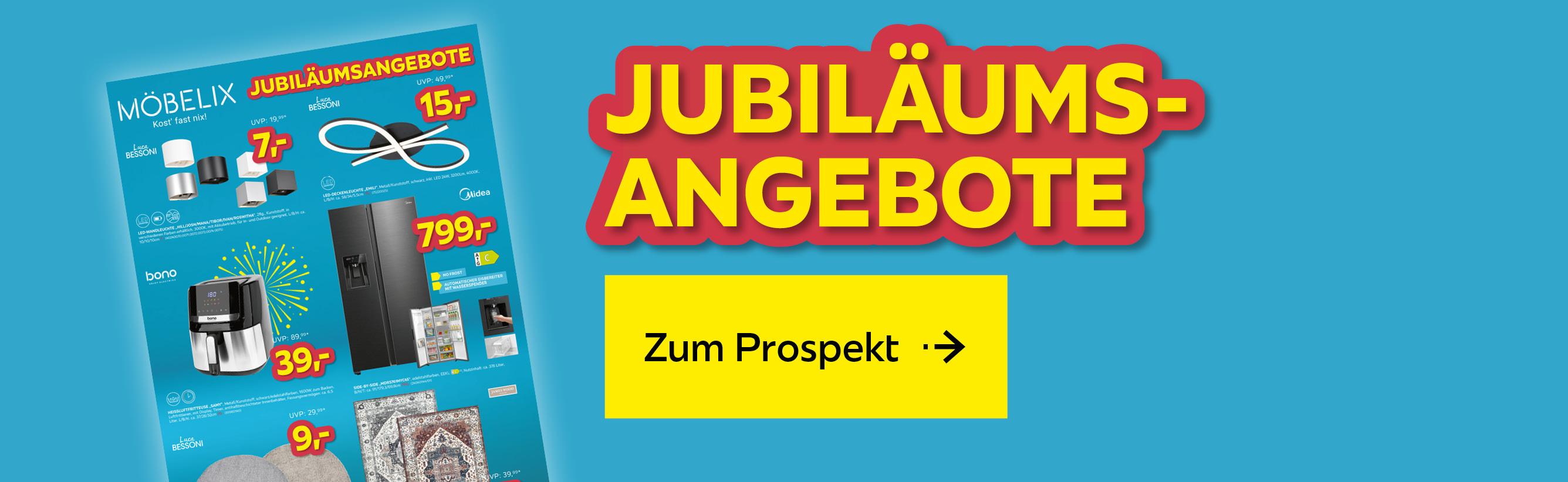 Jubiläumsangebote - Zum Prospekt
