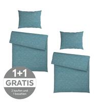 BETTWÄSCHE DORIS - Blau, ROMANTIK / LANDHAUS, Textil - James Wood