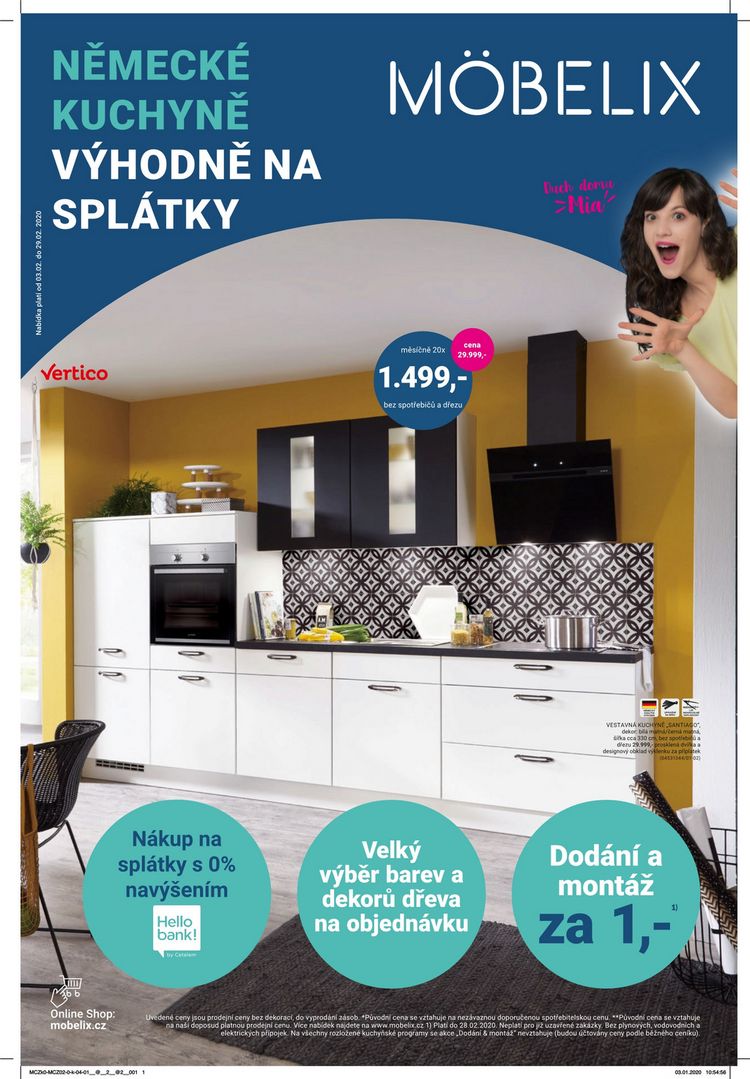 NĚMECKÉ KUCHYNĚ VÝHODNĚ NA SPLÁTKY