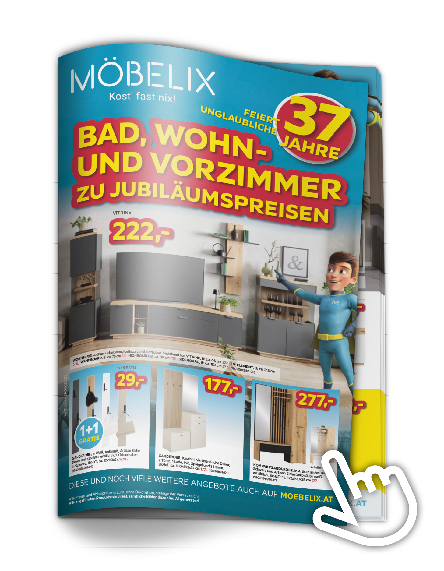 Bad, Wohn- und Vorzimmer zu Jubilaeumspreisen Prospekt