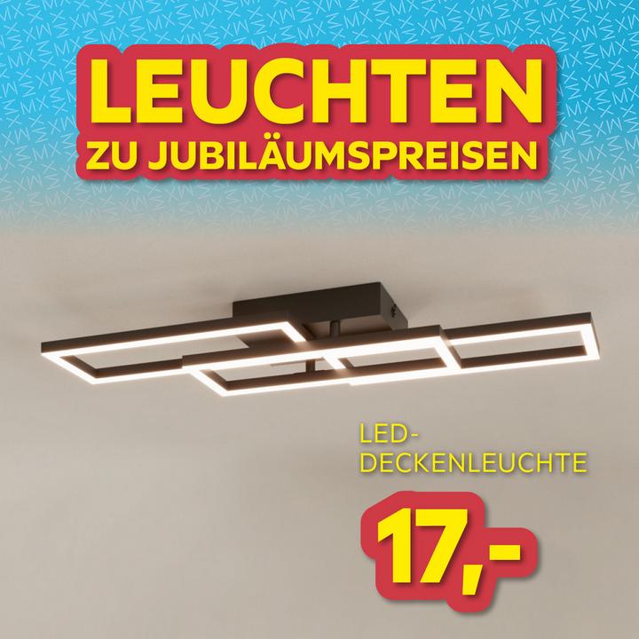 Leuchten zu Jubiläumspreisen, LED-Deckenleuchte 17,-