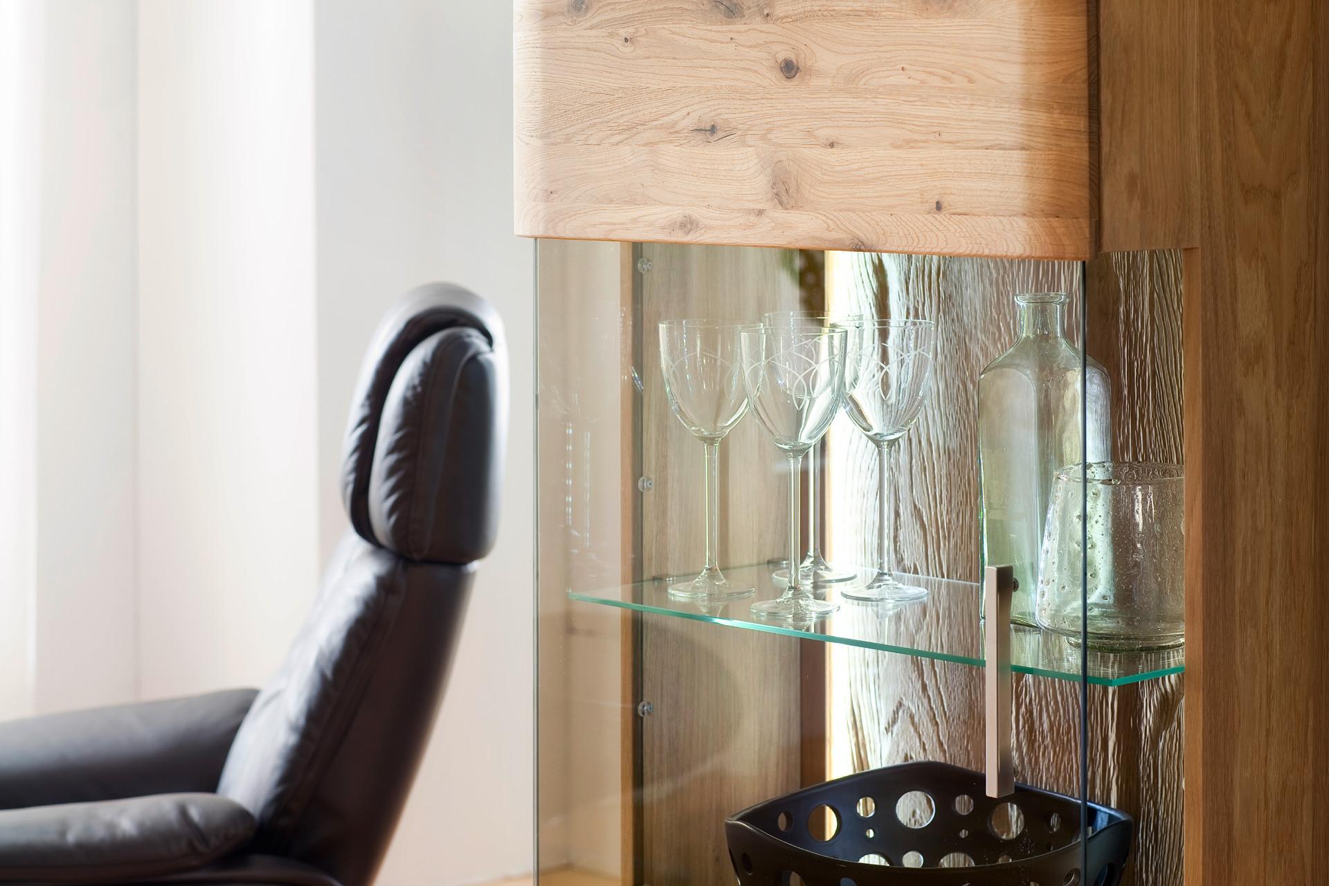 Vitrine mit Beleuchtung