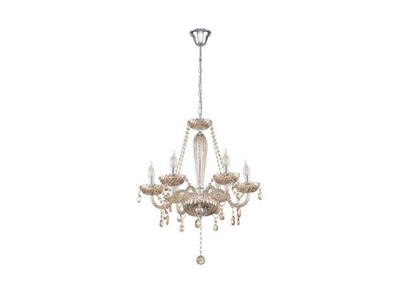 Kronleuchter Basilano - Chromfarben/Champagner, MODERN, Glas/Metall (72/130cm) Kronleuchter Basilano - Chromfarben/Champagner, MODERN, Glas/Metall (72/130cm)