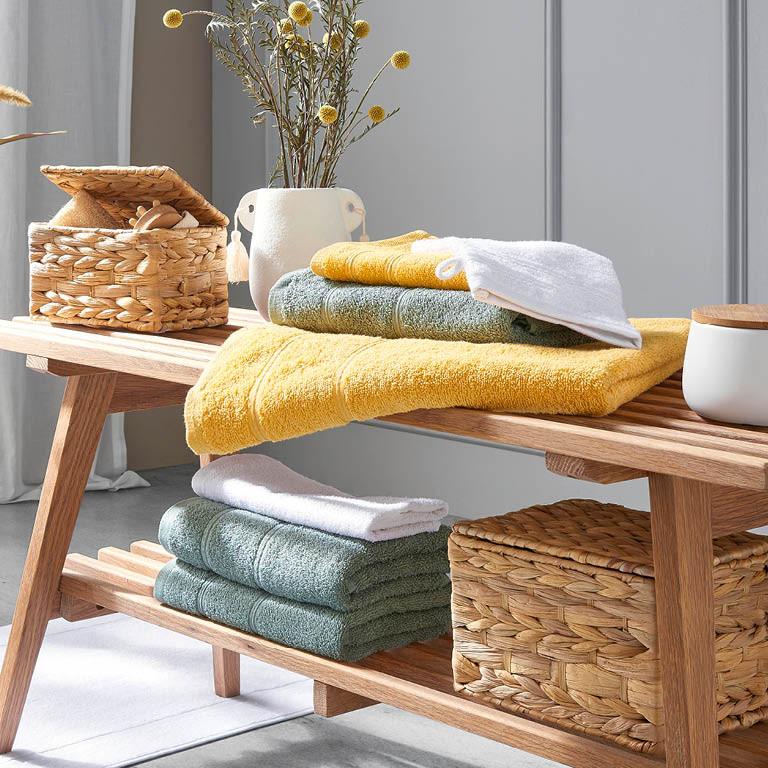 barevné a levné osušky různých rozměrů