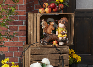 herbstliche Gartendeko