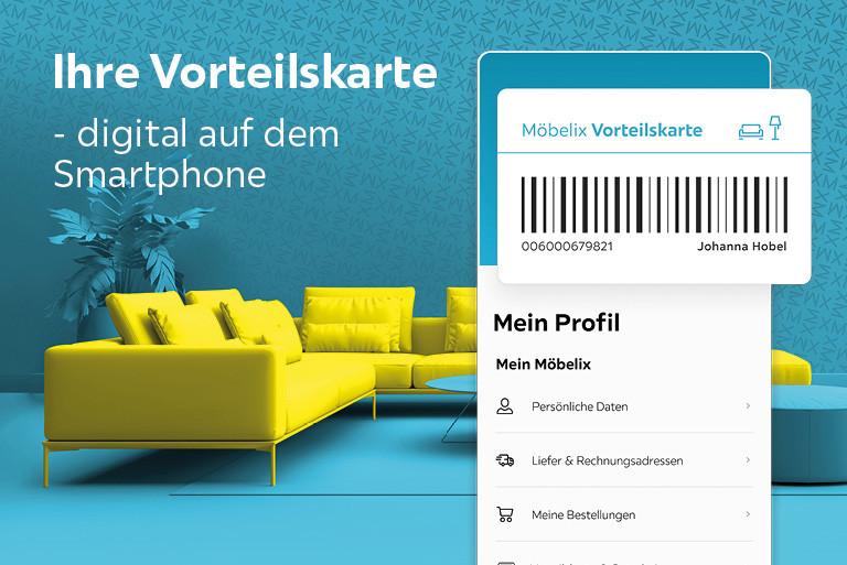 Ihre Vorteilskarte - digital auf dem Smartphone