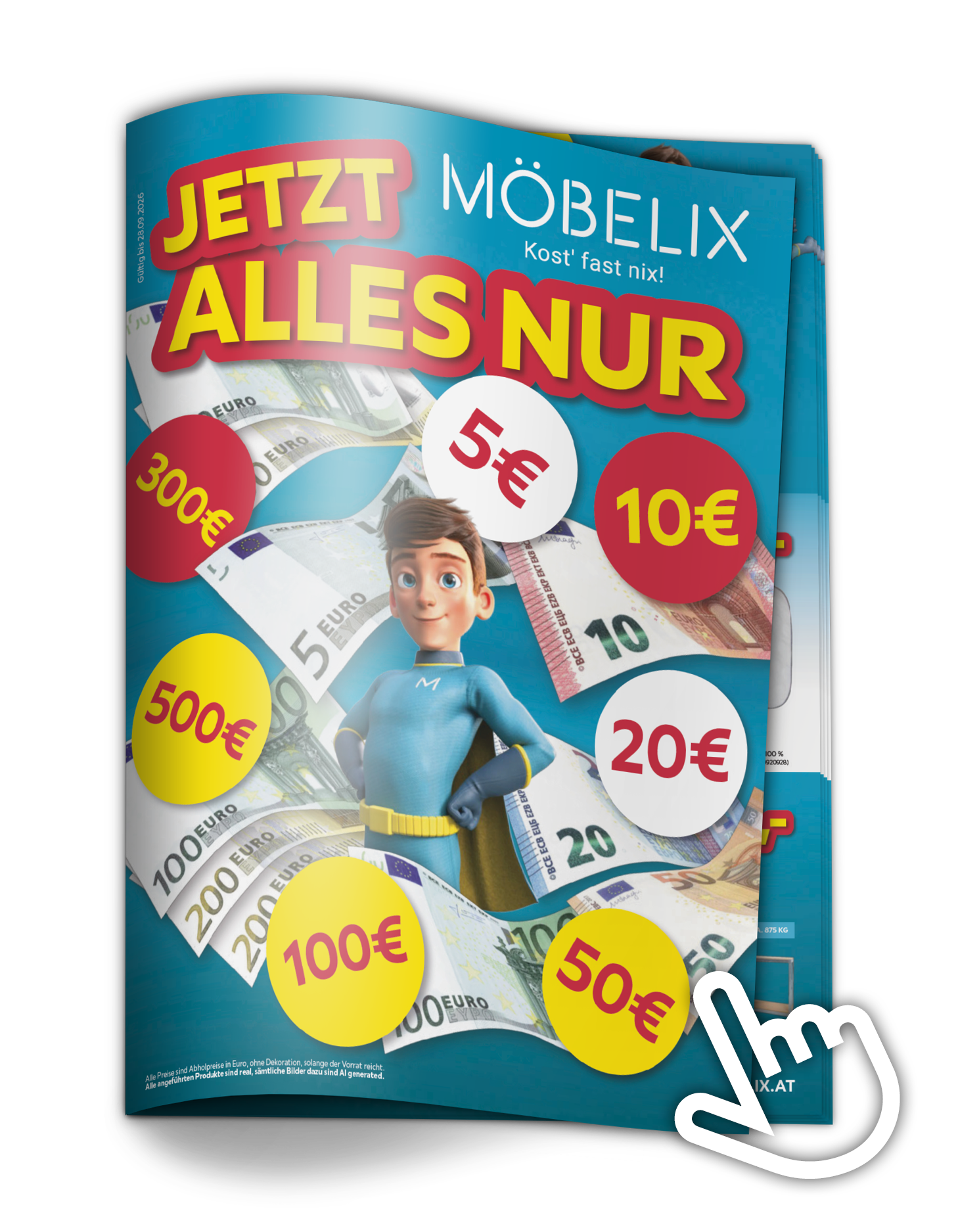 Jetzt alles nur Prospekt