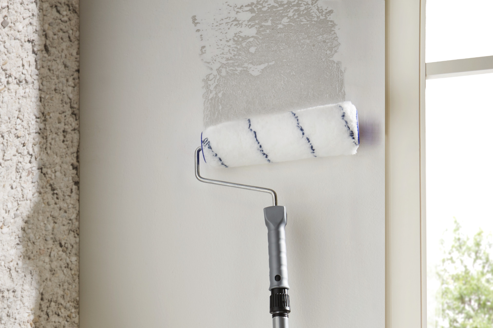 Maler-Farbwalze Lammplüsch 180mm Breite - Polyacryl Mit 18mm Florhöhe Für Glatte Oberflächen