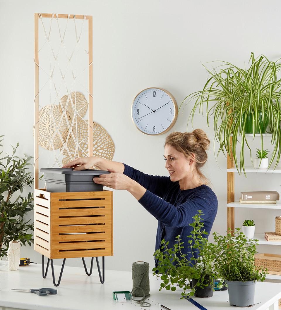 DIY kvetináč na terasu v boho štýle, postup výroby 9