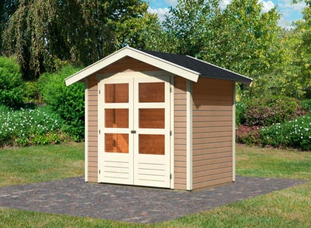 Geräteschuppen in Garten