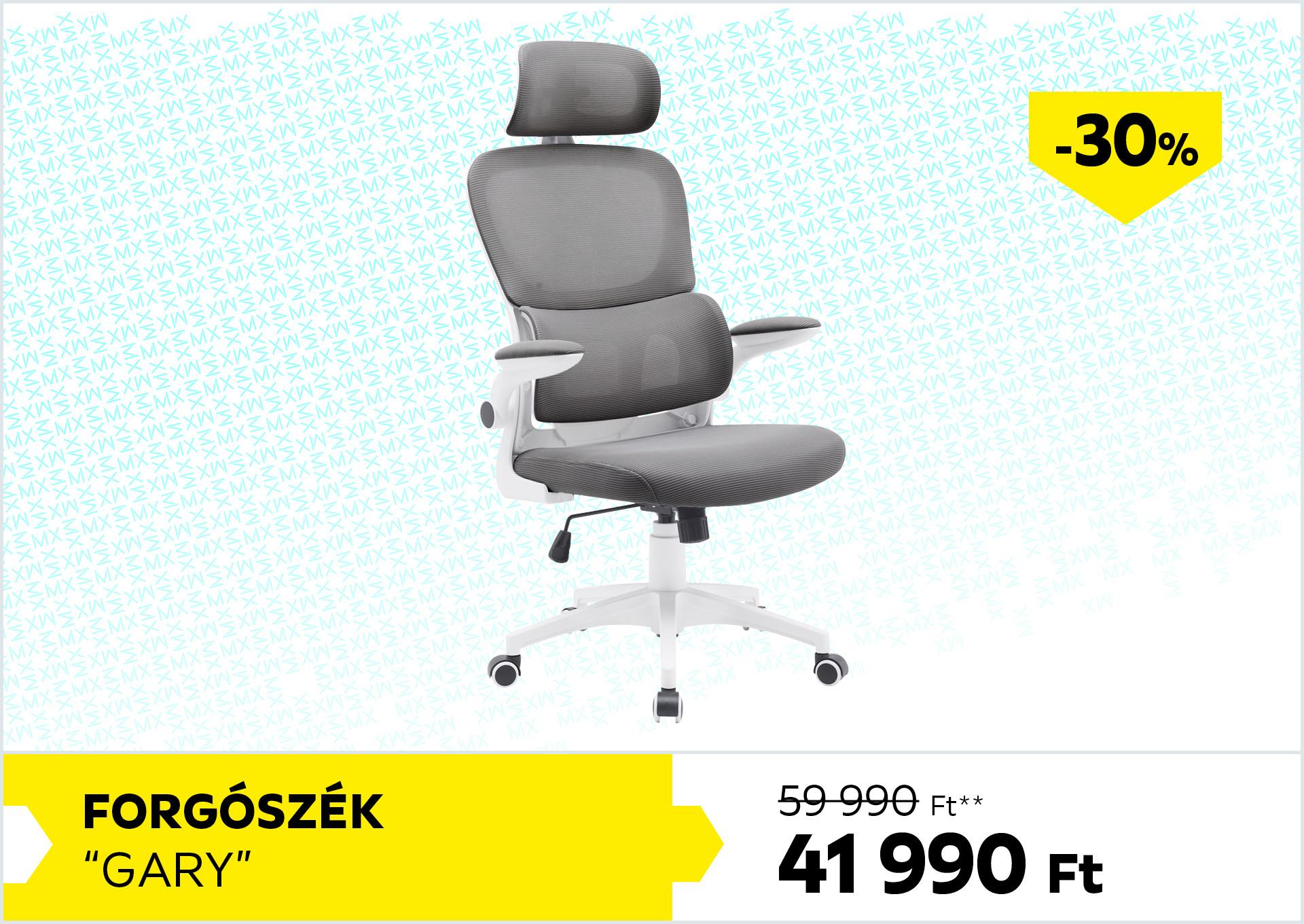 Főnöki szék Gary 59990Forint helyett 41990Forint kedvezmény mértéke 30%